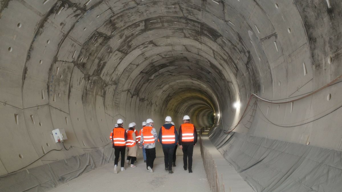 Wizyta na budowie tunelu średnicowego w Łodzi