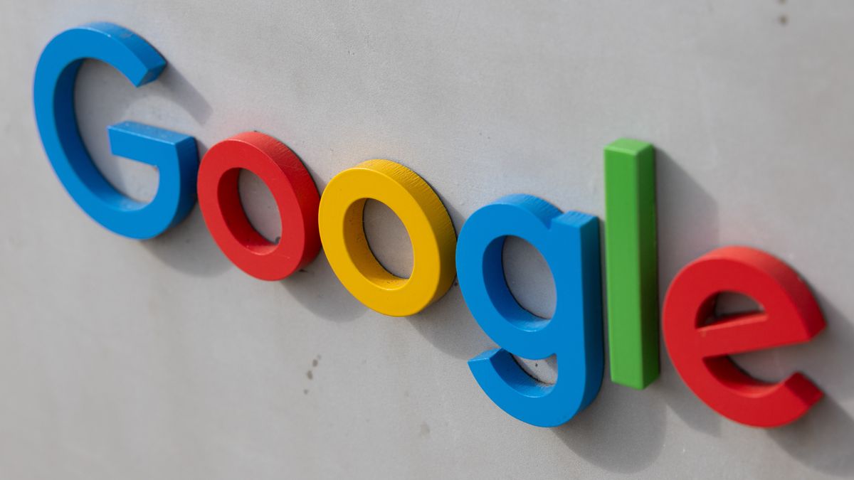 Signage at Google headquarters in Mountain View, California, US, on Thursday, Oct. 23, 2025. Alphabet Inc. is scheduled to release earnings figures on October 29. Photographer: Benjamin Fanjoy/Bloomberg via Getty Images
