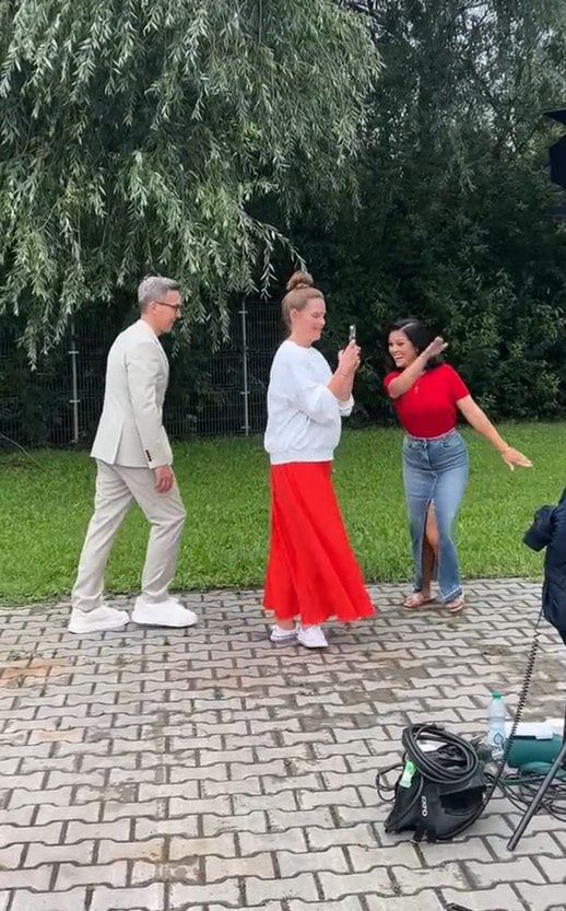 Nagrania spotu promocyjnego do "Halo, tu Polsat"