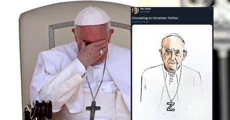 Franciszek z literą "Z". Płaci za słowa o Ukrainie?
