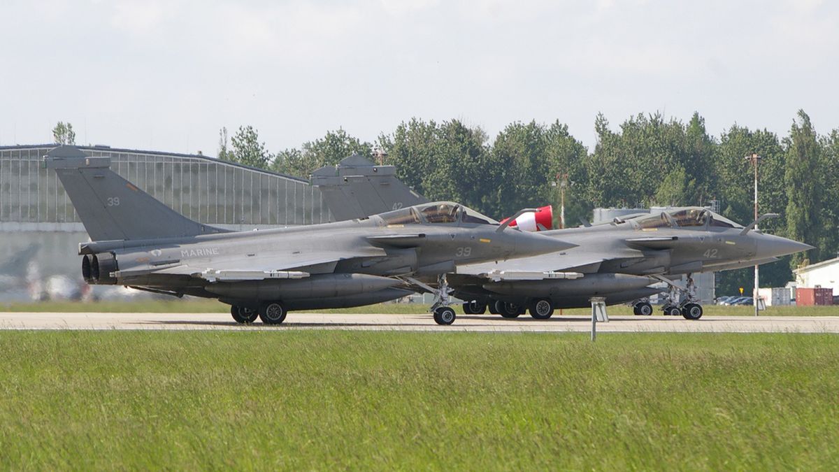 Para Rafale’i lotnictwa francuskiej marynarki wojennej.