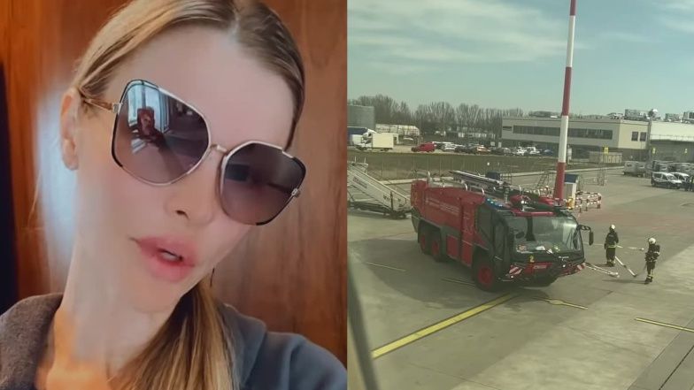 Joanna Krupa lądowała awaryjnie w Warszawie