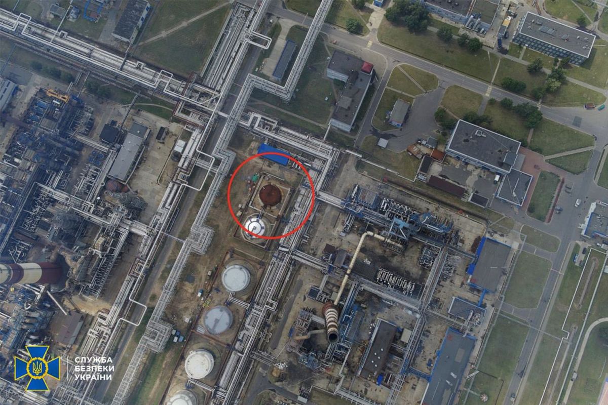 Rosja planuje prowokację w rafinerii w Mozyrzu na Białorusi?