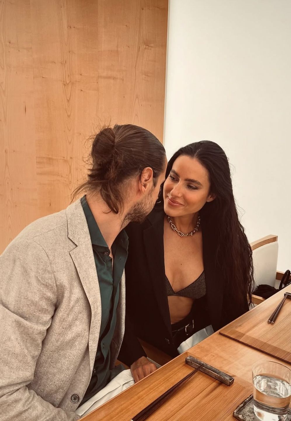 Grzegorz Krychowiak i Celia Junat