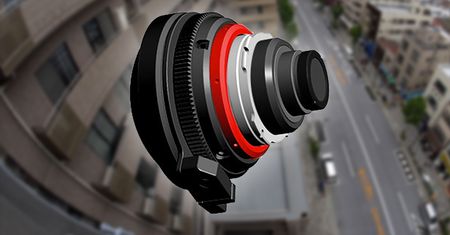 Entaniya to obiektyw fisheye, który widzi do tyłu i ma wymienne mocowania
