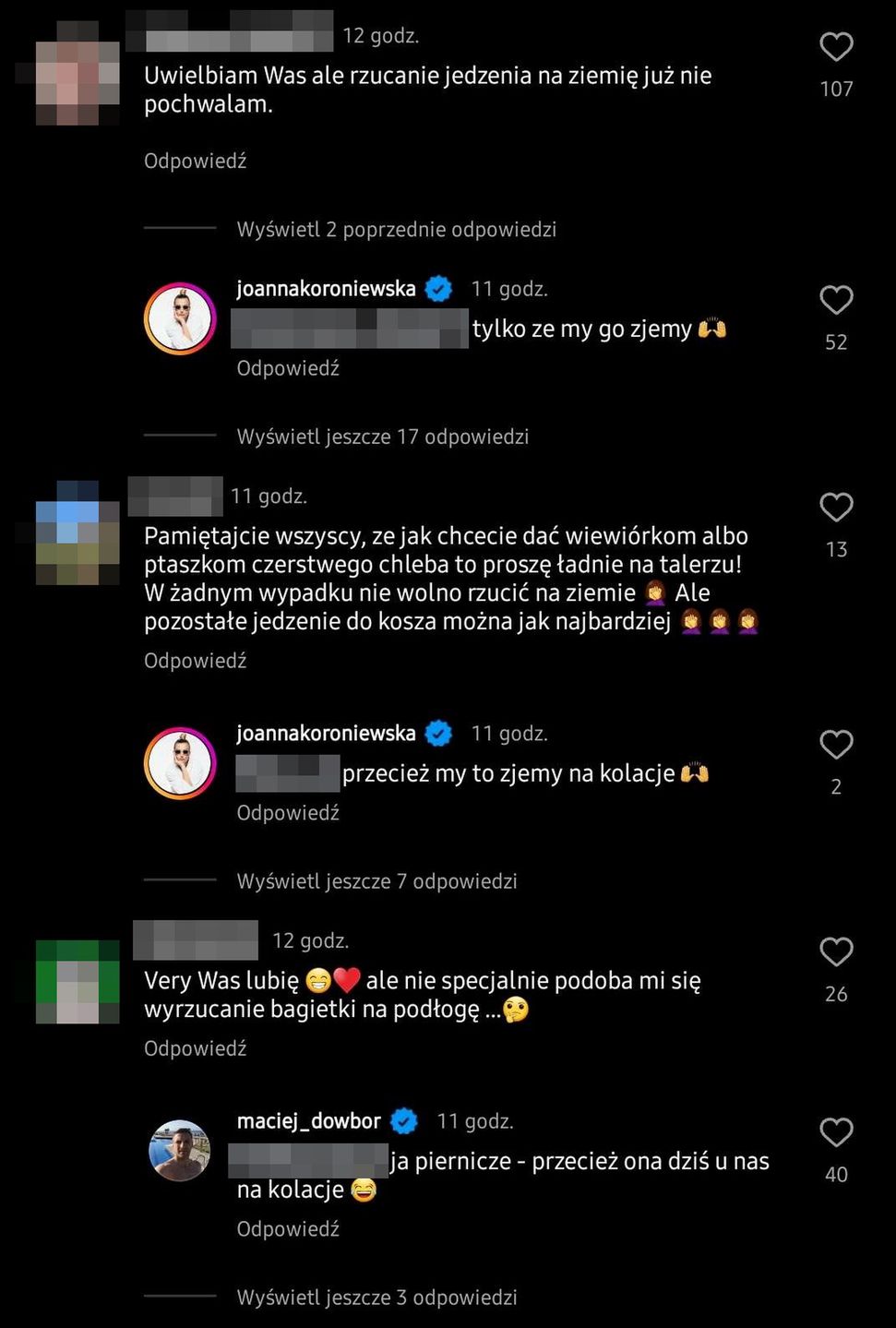 Dowbor i Koroniewska rzucają jedzeniem po przegranej Polski na mundialu. Wkroczyli internauci