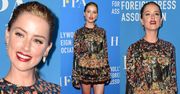 Amber Heard eksponuje nogi w kusej sukience Saint Laurent