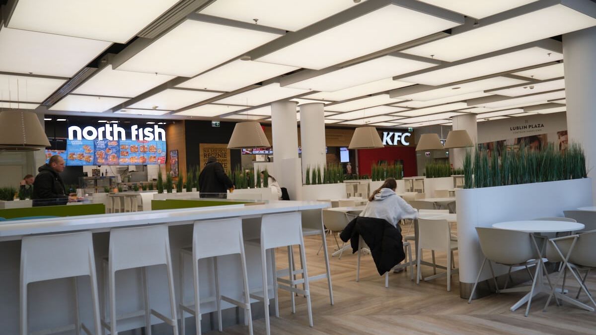 Strefa gastronomiczna w CH Lublin Plaza