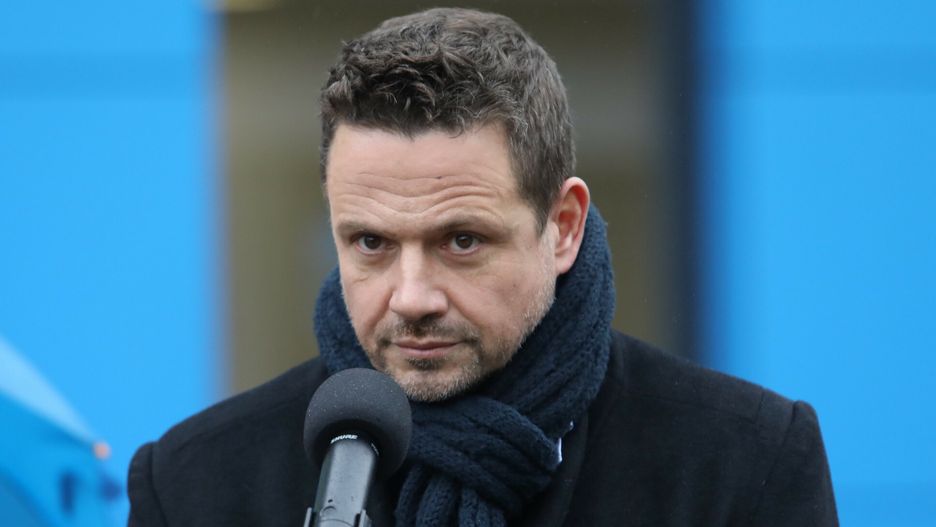 Otwarcie nowego Zespo?u Szkolno-Przedszkolnego na ?oliborzu26.01.2022 Warszawa, Otwarcie nowego Zespolu Szkolno-Przedszkolnego na Zoliborzu, Fot Tomasz Jastrzebowski/REPORTER
n/z: Rafal TrzaskowskiTomasz Jastrzebowski/REPORTER