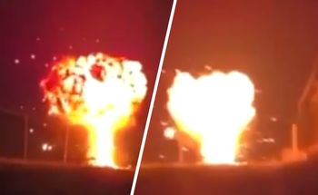 "Przyjaźń" wysadzona w powietrze. Jest nagranie