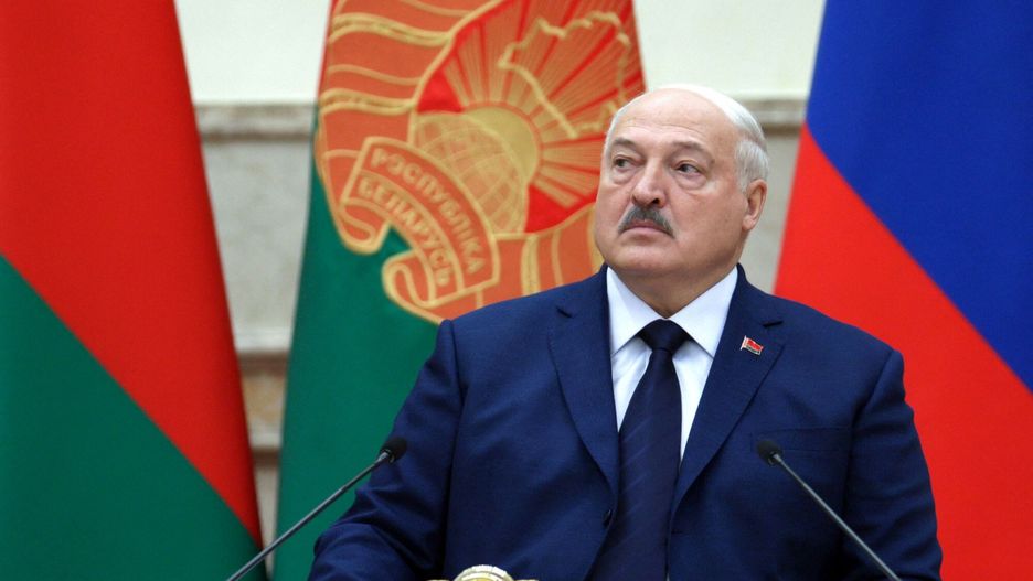 Temporary
In this pool photograph distributed by the Russian state agency Sputnik, Belarus' President Alexander Lukashenko attends a signing ceremony with Russia's President during a meeting of the Supreme State Council of the Union State of Russia and Belarus, at the presidential palace in Minsk on December 6, 2024.  (Photo by Gavriil Grigorov / POOL / AFP)
GAVRIIL GRIGOROV