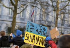 Demonstracja przed ambasadą Rosji. Protestowały dziesiątki kobiet