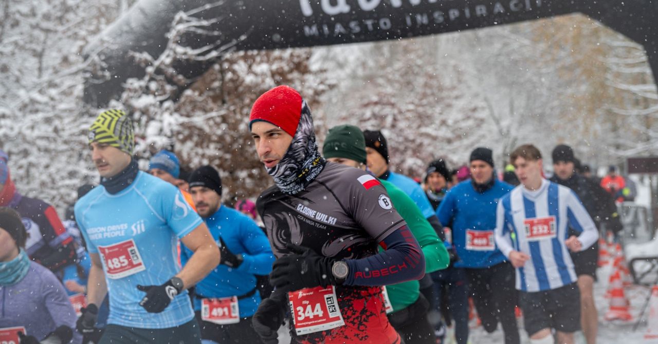 Lublin: Znaleźli najlepszy sposób na rozgrzewkę i pobiegli