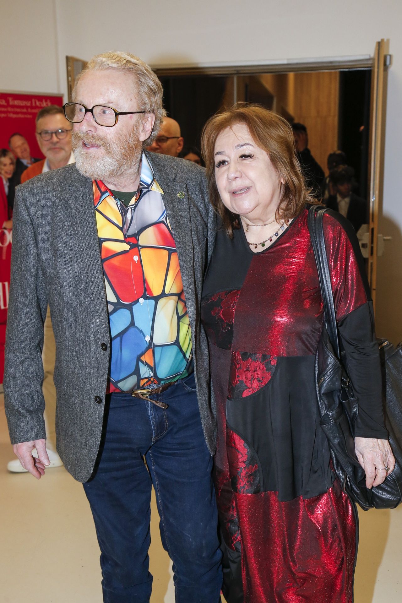 Daniel Olbrychski z żoną Krystyną Demską-Olbrychską