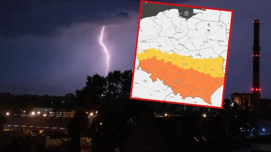 Żółte i czerwone alerty IMGW. Czeka nas burzowy weekend