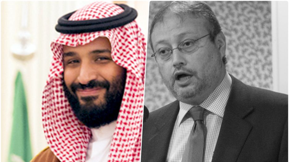 Wszystko wskazuje na to, że Jamal Khashoggi zginął na zlecenie księcia Muhammada ibn Salmana (po lewej)