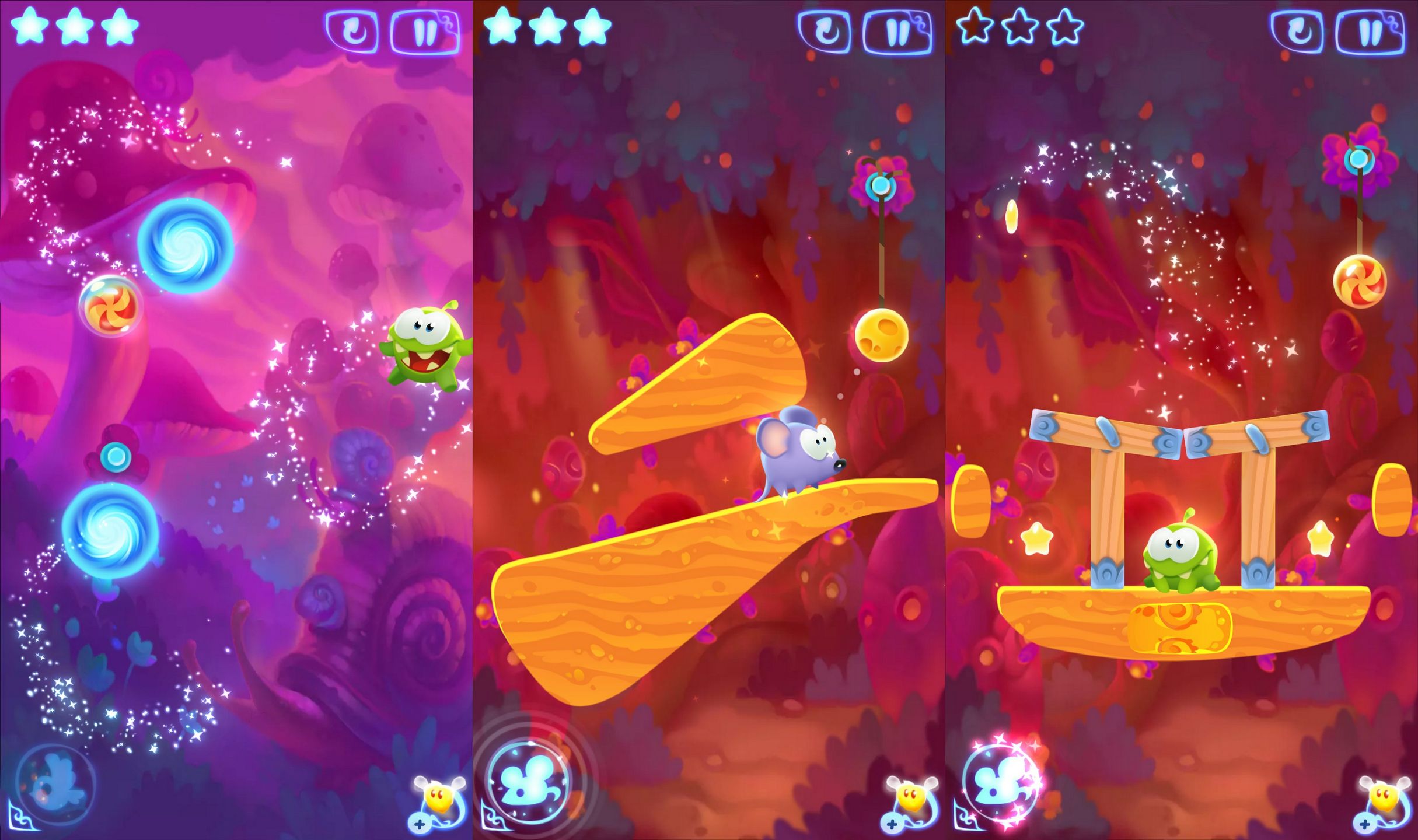 Cut the Rope: Magic - kolorowa gra przeznaczona dla całej rodziny [Android i iOS] 3