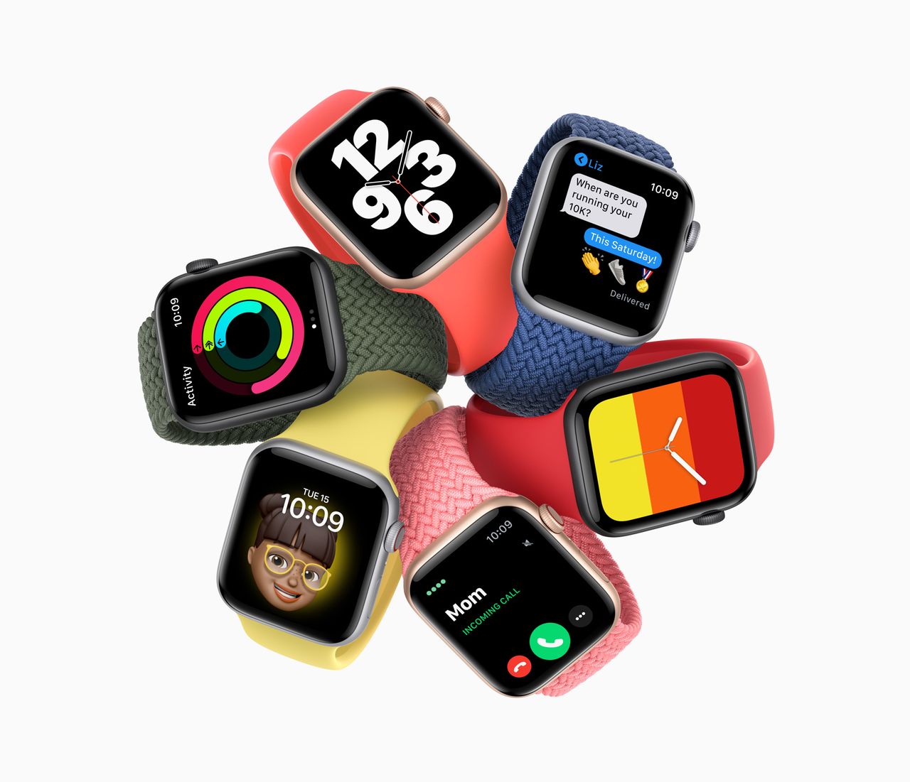 Kolekcja Apple Watch SE 2020, fot. Apple.