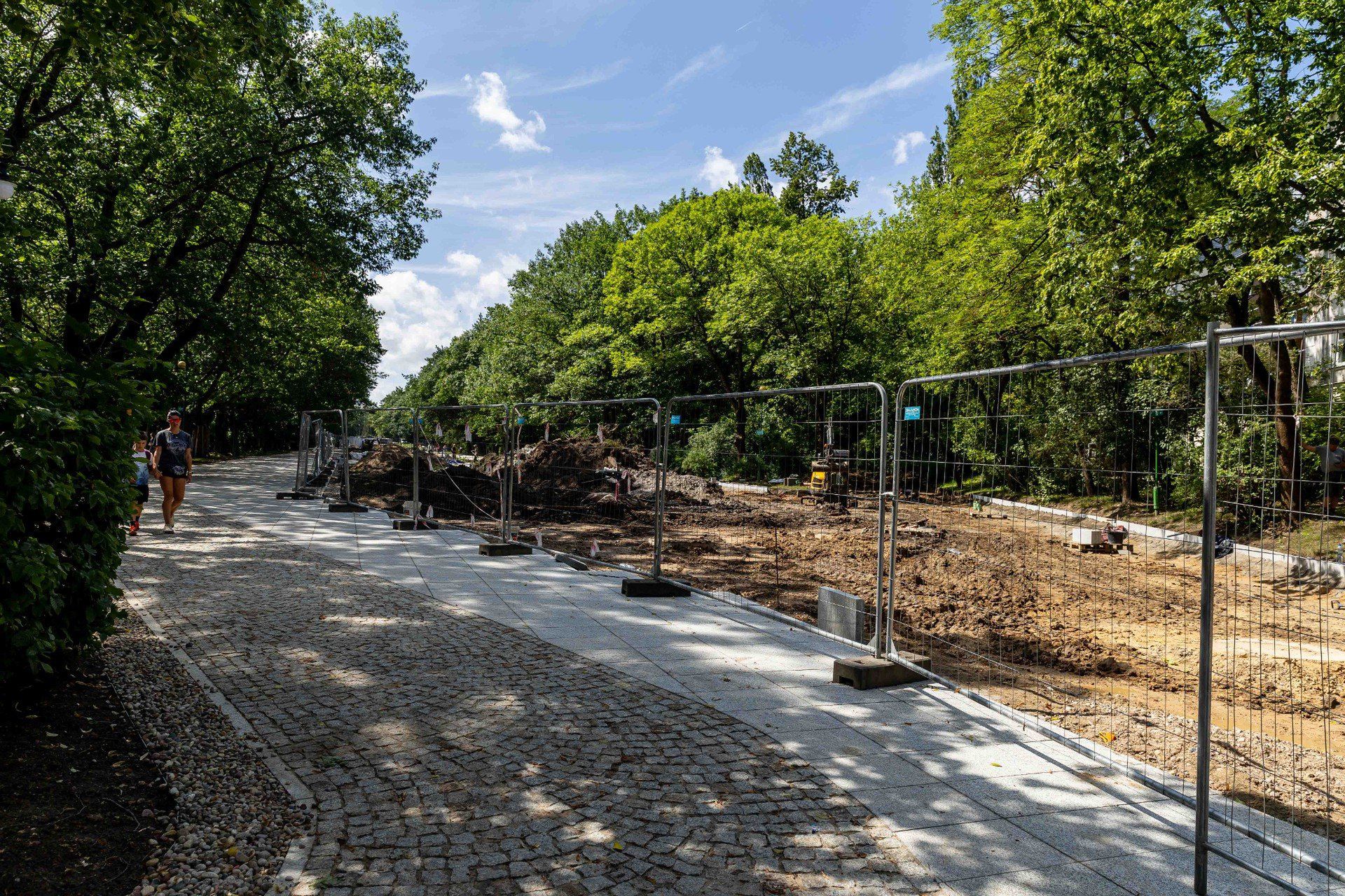 Postępują dalsze prace przy rewitalizacji Parku Planty