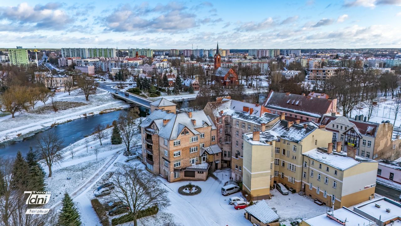 Zima wróciła nocą! Piła obudziła się w bajkowej bieli