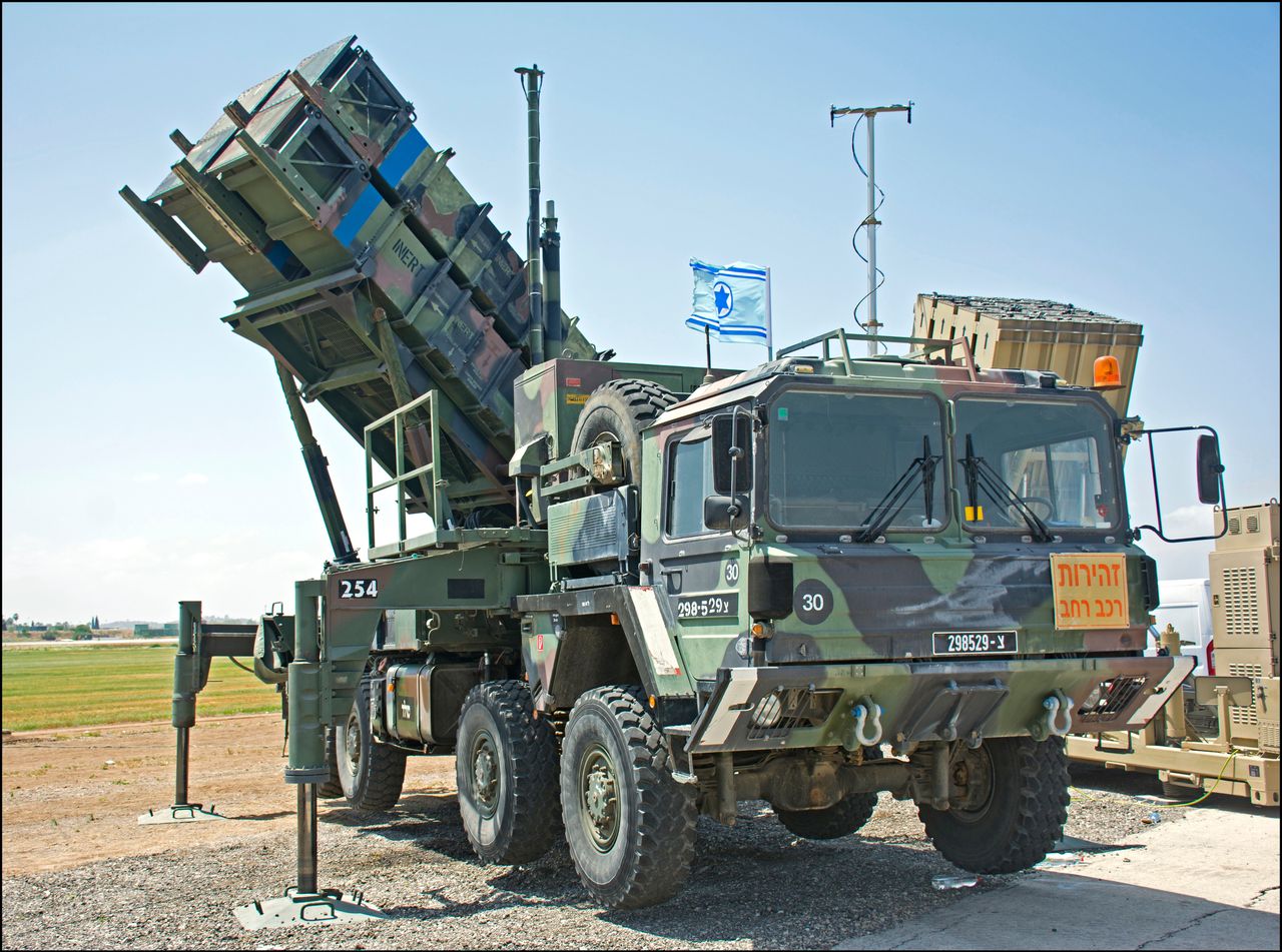 Israeli Patriot missile launcher