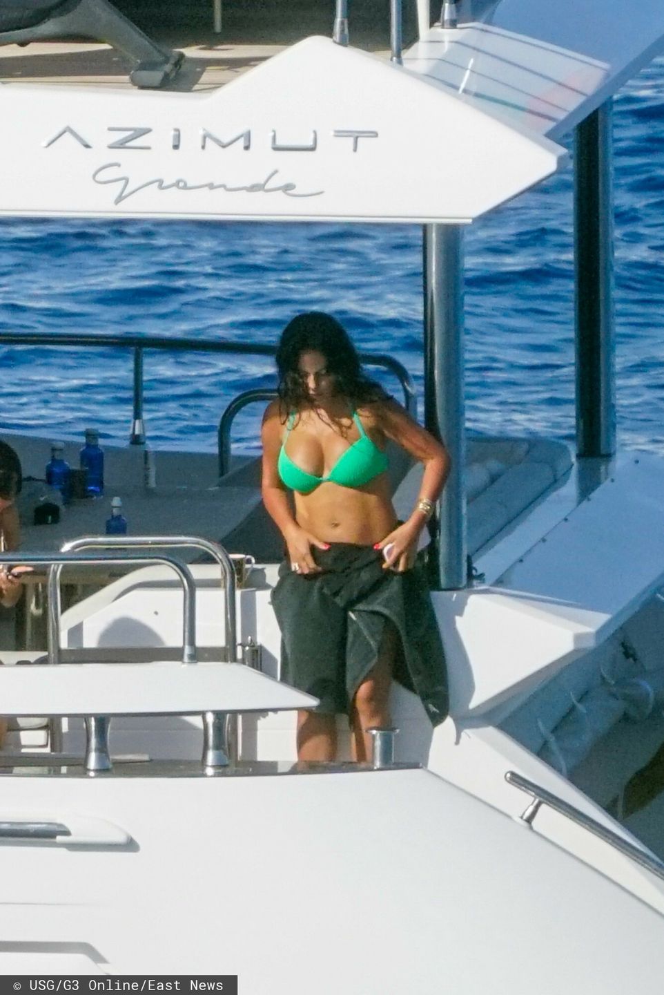 Georgina Rodriguez na jachcie
Cristiano Ronaldo