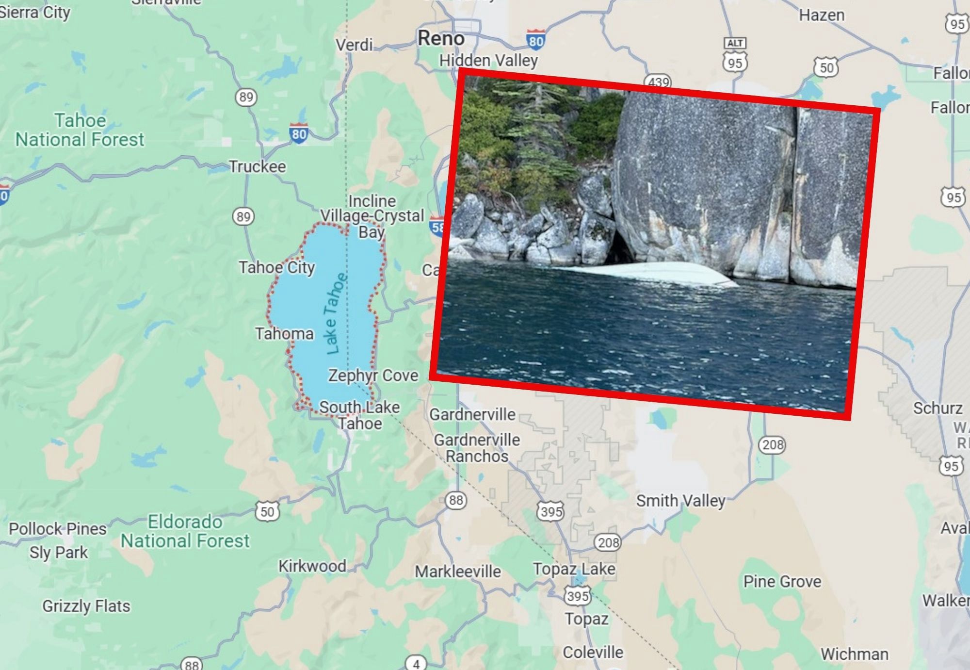 Tragiczny wypadek na jeziorze Tahoe. Osiem osób nie żyje