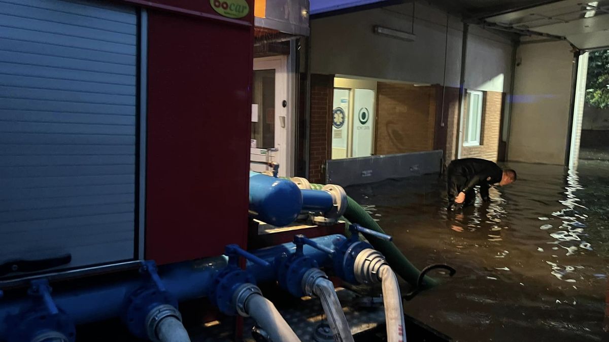 SOR w Świebodzinie został zalany. Konieczna była ewakuacja