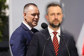 Szef MON pytany o zarzuty kancelarii Nawrockiego. Odpowiedział