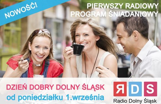 Poranna audycja radia RDS „Dzień dobry Dolny Śląsk” wcześniej i ze zmienionym formatem
