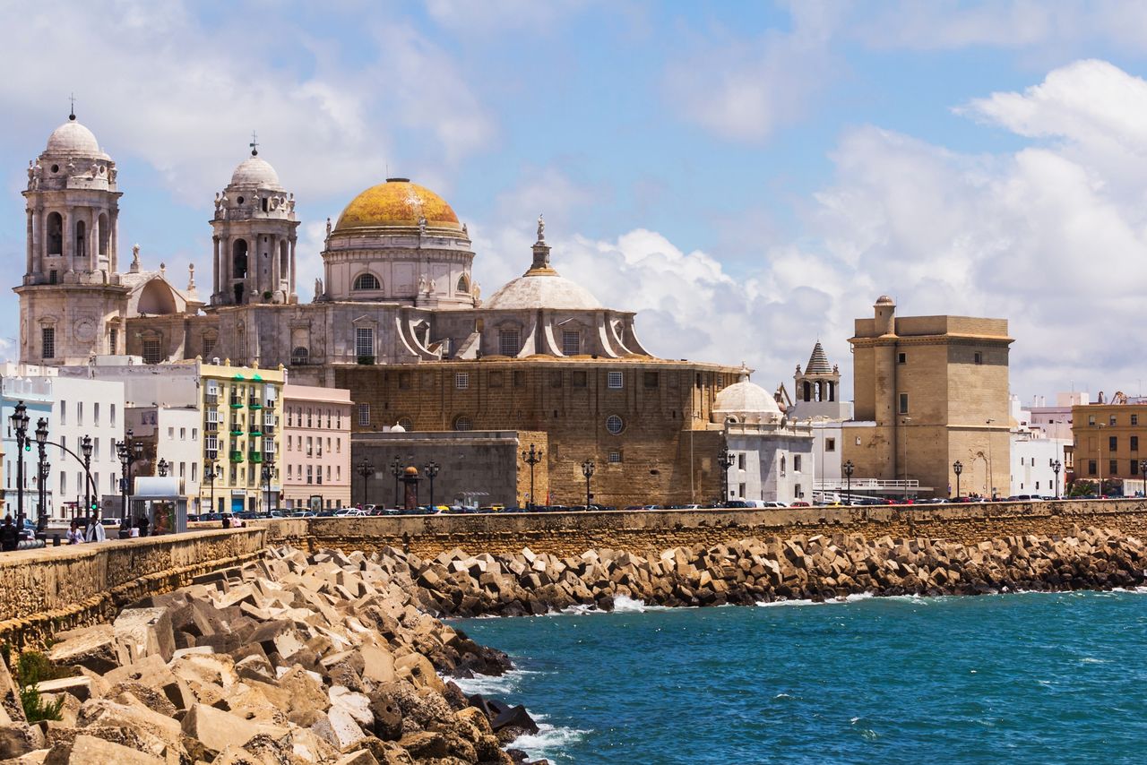 Cadiz Coast, view of the cathedral