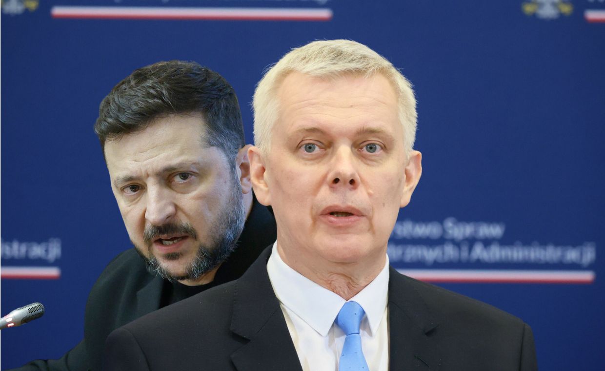 Siemoniak krytycznie o słowach Zełenskiego. "Akcja rodzi reakcję"