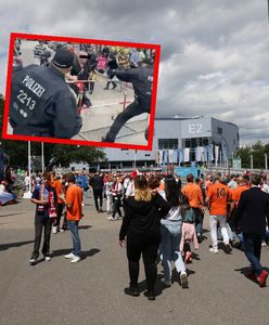 Atak napastnika tuż przed meczem Polski. Policja zabiera głos