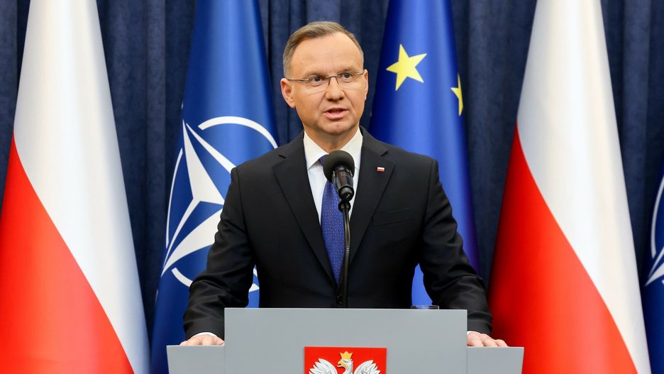 O?wiadczenia prezydenta Andrzeja Dudy
10.01.2024 Warszawa Konferencja prezydenta Andrzeja Dudy fot Jacek Dominski/REPORTER
N/z: Andrzej Duda
Jacek Dominski/REPORTER