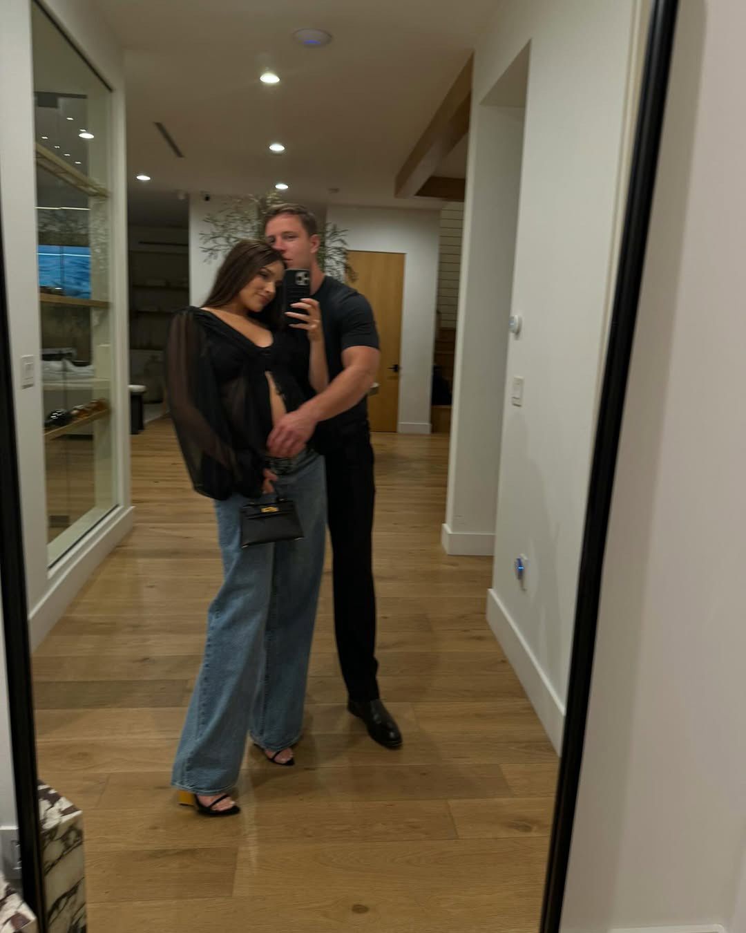 Olivia Culpo i Christian McCaffrey