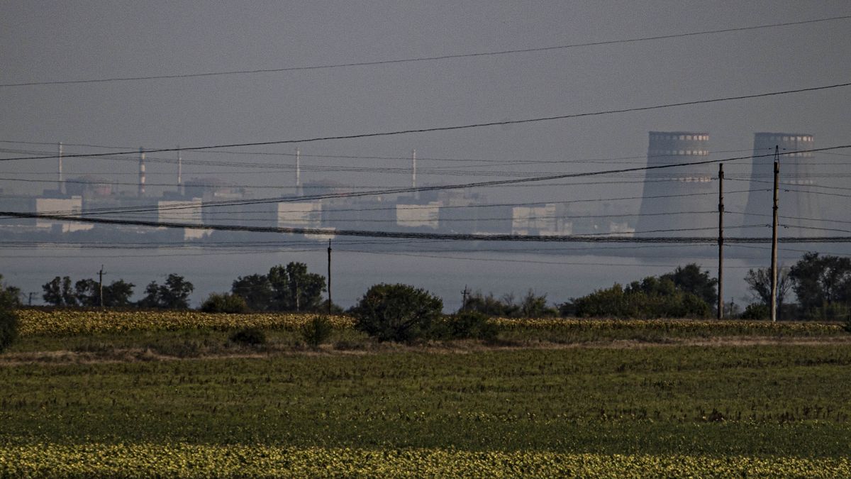 ZAPORIZHZIA, UKRAINE - AUGUST 30: Zaporizhzhia Nuclear Power Plant is seen as Russian militaryâs presence at nuclear power plant continues, on August 30, 2022, in Zaporizhzia, Ukraine. (Photo by Metin Aktas/Anadolu Agency via Getty Images)