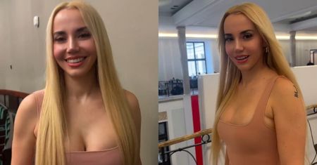 Marianna Schreiber żartobliwie komentuje swoją wydekoltowaną stylizację: "Kto był w Sejmie, W CYRKU się nie śmieje"