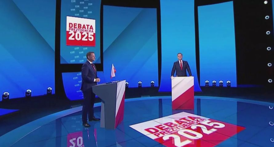 Jaka była oglądalność debaty Nawrocki-Trzaskowski? Najwięcej widzów wybrało TVP1