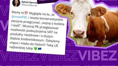 Sylwia Spurek odsyła mięso i mleko do historii. Nie, tak się nie powinno promować weganizmu