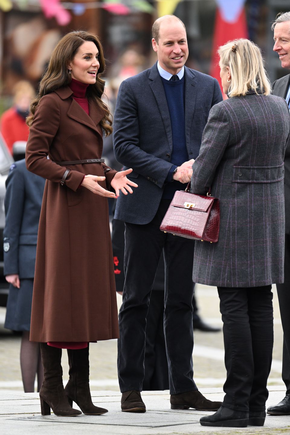 Kate Middleton i książę William podczas wizyty w Kornwalii