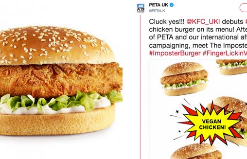 KFC wprowadza „The Imposter” - wegańskiego burgera