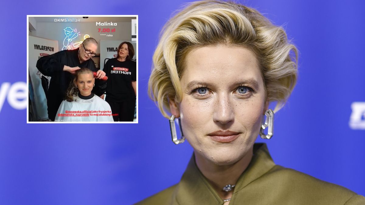 Aleksandra Domańska pozbyła się włosów w szczytnym celu