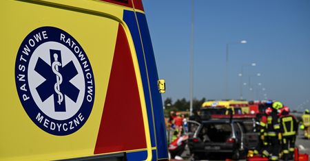 Tragedia w Ozorkowie. Nie żyje motocyklista, ranna kobieta w ciąży