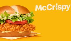 Burgery McDonald’s promowane hasłem „Co do McCrispy każdy ma rację”