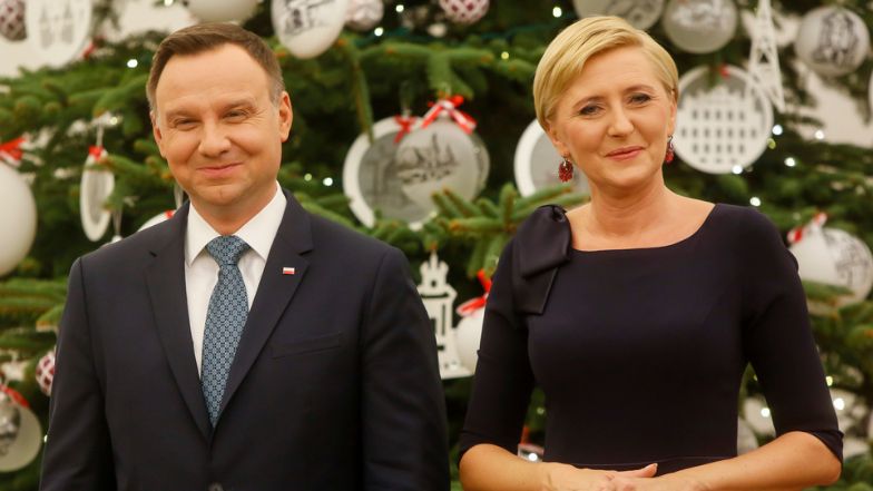 Agata i Andrzej Dudowie poznali się na prywatce w liceum