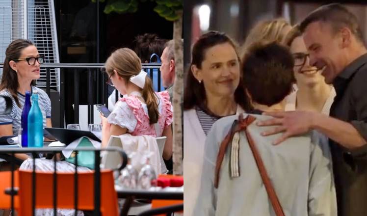 Uradowany Ben Affleck spędza popołudnie z BYŁĄ ŻONĄ i dziećmi