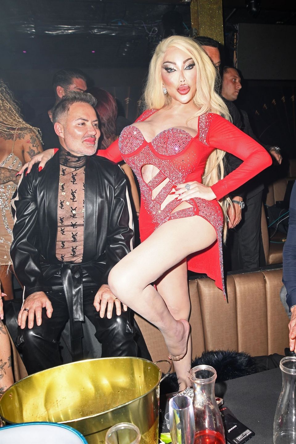 Jessica Alves na imprezie