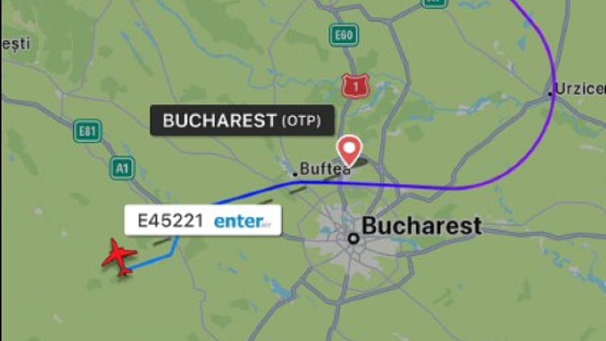 Samolot z Polski lądował w Bukareszcie.