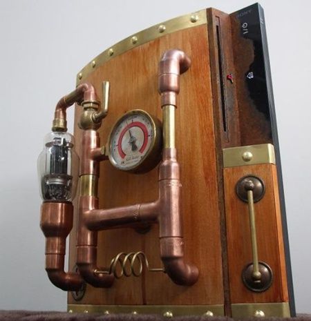 Game Boy w klimatach steampunk 2