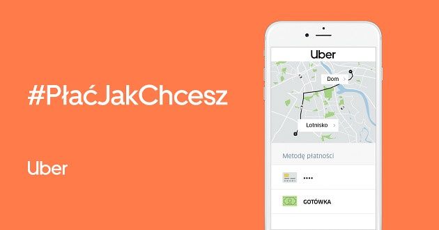 Uber gotówka app